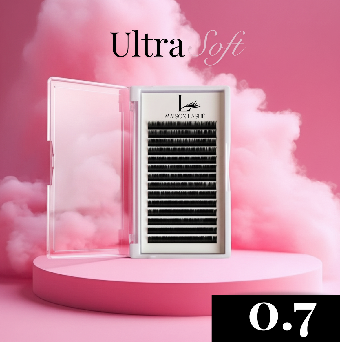 16 lines ULTRA-SOFT Lashes 0.07 tickness